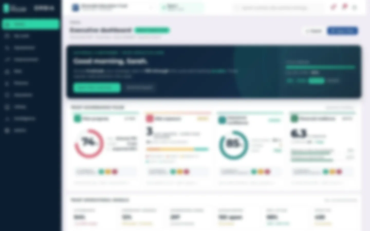 Executive dashboard